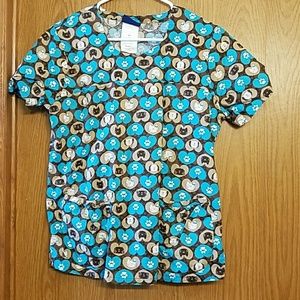 Sanibel Scrubs medium dogs and cats scrub top